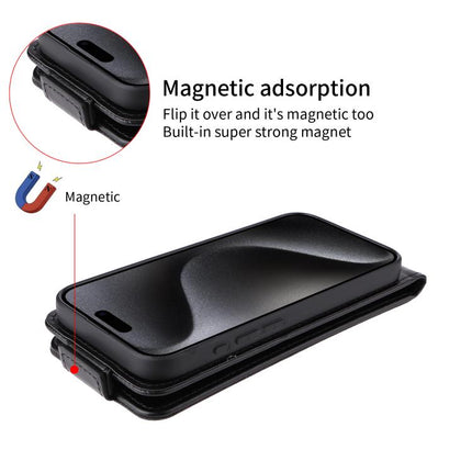 Magnetic Vertical Flip Leather Phone Case with Buckle, For Redmi 15C 5G / 4G Global 171mm / Poco C85 4G, For Xiaomi 15T Pro 5G, For Xiaomi 15T 5G, For Redmi K80 Ultra, For Redmi A5 4G 173.3mm, For Xiaomi Poco C71 / Redmi A5 4G 171.7mm