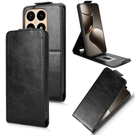 Magnetic Vertical Flip Leather Phone Case with Buckle, For Redmi 15C 5G / 4G Global 171mm / Poco C85 4G, For Xiaomi 15T Pro 5G, For Xiaomi 15T 5G, For Redmi K80 Ultra, For Redmi A5 4G 173.3mm, For Xiaomi Poco C71 / Redmi A5 4G 171.7mm