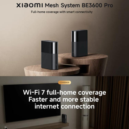 Xiaomi Whole Home Router BE3600 Pro WiFi 7 Bluetooth Mesh Gateway 2.5G Port Dual Band, BE3600 Pro