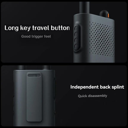 Original Xiaomi Walkie Talkie 3 Chat Version Support 1-5km Intercom Distance, APP Writing Frequency, Walkie Talkie 3 Chat Version