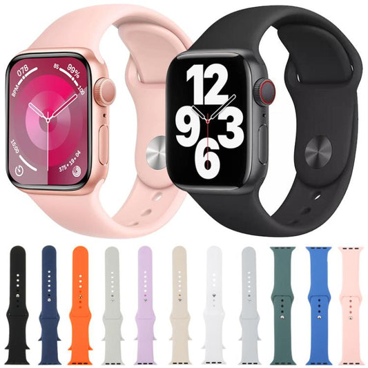 xDfind Solid Color Silicone Sports Watch Band