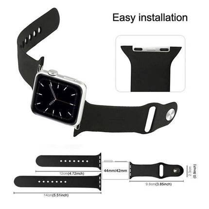 xDfind Solid Color Silicone Sports Watch Band