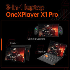 ONE-NETBOOK OneXPlayer X1 Pro 10.95 inch Handheld Game Console, Windows 11 AMD Ryzen AI 9 HX 370, 32GB+1TB, 32GB+2TB, 64GB+2TB, 64GB+4TB