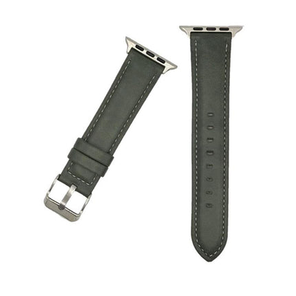 xDfind Crazy Horse Texture Leather Watch Band, For Apple Watch 46mm / 49mm / 45mm / 44mm, For Apple Watch 42mm / 41mm / 40mm / 38mm