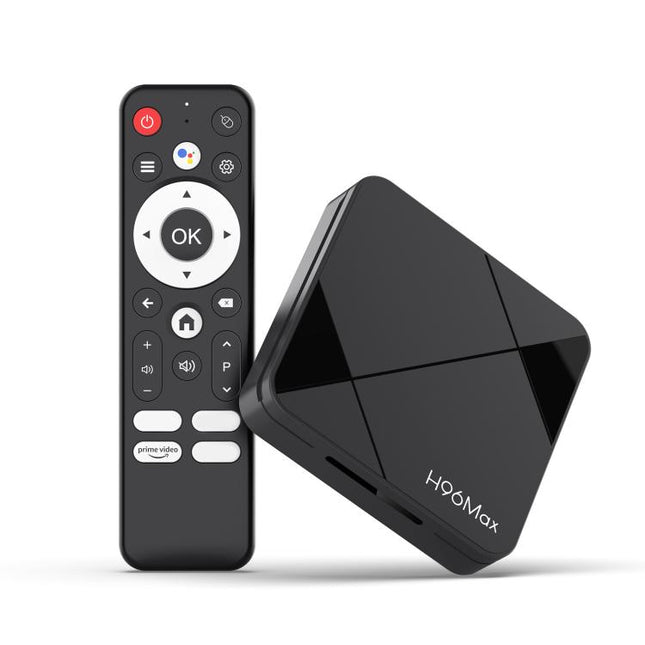 H96Max 4K UHD Android 14 Smart TV Box with Remote Control, RK3518 Quad-Core, 2GB+8GB, 2GB+16GB