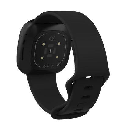 For Fitbit Versa 4 / Versa 3 / Sense2 / Sense xDfind Silicone Watch Band, L