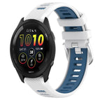For Garmin 18mm / White+Blue