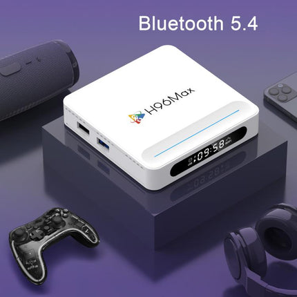 H96 Max H618 Plus Android 14.0 Smart TV Box, Allwinner H618 Quad-core ARM Cortex-A53, 2GB+16GB, 4GB+32GB, 4GB+128GB