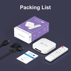 H96 Max M1 Plus Android 14.0 Smart TV Box, RK3528 Quad-core ARM Cortex-A53, 2GB+16GB, 4GB+32GB, 4GB+128GB