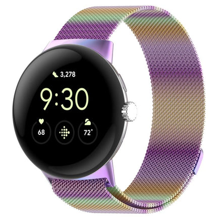 xDfind Milanese Metal Magnetic Watch Band, For Google Pixel Watch 4 / Watch 3 45mm, For Google Pixel Watch 4 / 3 / 2 / 1 41mm