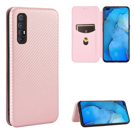 Carbon Fiber Texture Magnetic Horizontal Flip TPU + PC + PU Leather Case with Card Slot & Lanyard, For OPPO A53 / A32 (2020), For OPPO Reno3 Pro Overseas Version, For Doogee X95, For Asus Zenfone 7 ZS670KS / Zenfone 7 Pro ZS671KS                       ...