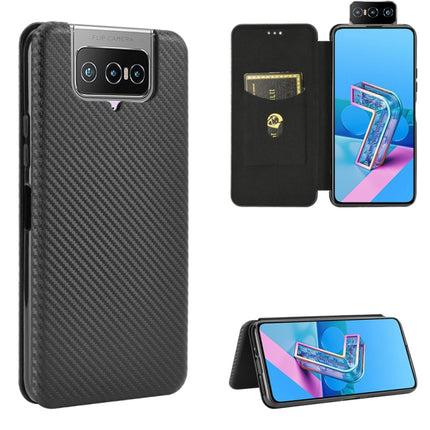 Carbon Fiber Texture Magnetic Horizontal Flip TPU + PC + PU Leather Case with Card Slot & Lanyard, For OPPO A53 / A32 (2020), For OPPO Reno3 Pro Overseas Version, For Doogee X95, For Asus Zenfone 7 ZS670KS / Zenfone 7 Pro ZS671KS                       ...