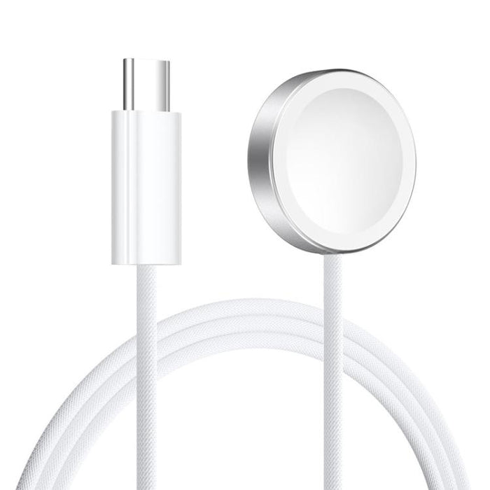 For Apple Watch Series xDfind Aluminum Alloy Shell Magnetic Wireless Watch Charger, Type-C, USB-A