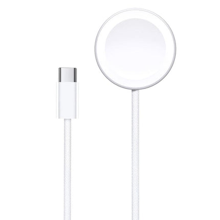 For Apple Watch Series xDfind Aluminum Alloy Shell Magnetic Wireless Watch Charger, Type-C, USB-A