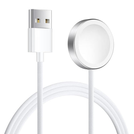 For Apple Watch Series xDfind Aluminum Alloy Shell Magnetic Wireless Watch Charger, Type-C, USB-A