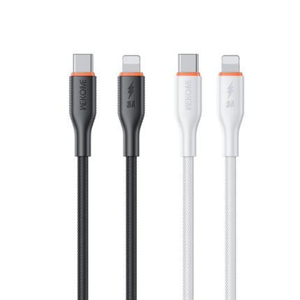 WK WDC-92 PD27W Type-C to 8 Pin Silicone Data Cable, Length: 1.2m, WDC-92