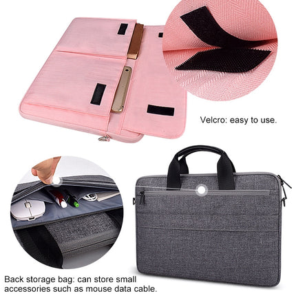 ST08 Handheld Briefcase Carrying Storage Bag without Shoulder Strap, for 13.3 inch Laptop, for 14.1 inch Laptop, for 15.4 inch Laptop, for 15.6 inch Laptop