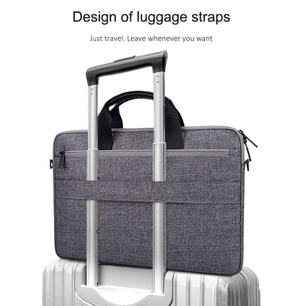 ST08 Handheld Briefcase Carrying Storage Bag without Shoulder Strap, for 13.3 inch Laptop, for 14.1 inch Laptop, for 15.4 inch Laptop, for 15.6 inch Laptop