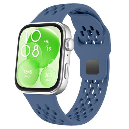 xDfind Mesh Reverse Buckle Silicone Watch Band