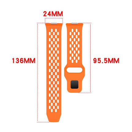 xDfind Mesh Reverse Buckle Silicone Watch Band