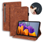 For Samsung Galaxy Tab S8 / Galaxy Tab S7 / Brown