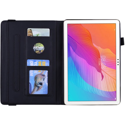 Calf Texture Embossed Horizontal Flip Leather Case with Holder & Card Slots & Photo Frame, For Huawei Enjoy Tablet 2, For Huawei MatePad 10.8, For Amazon Fire HD 8 (2020)