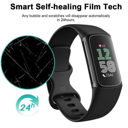 5pcs xDfind Soft Hydrogel Film Full Cover Front Protector, For Fitbit Charge 6, For Fitbit Versa 4, For Fitbit Charge 5, For Fitbit Luxe, For Fitbit Versa 3, For Fitbit Versa 2, For Fitbit Versa