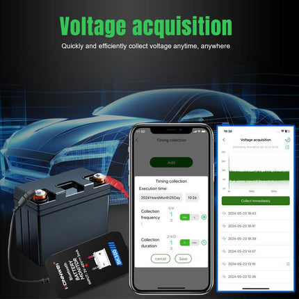 KONNWEI BK300 6V / 12V / 24V Car Bluetooth 5.0 Battery Monitor Diagnostic Tool, BK300