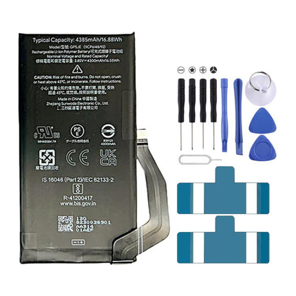 Battery Replacement, For Google Pixel 8A 4492mAh G07DF, For Google Pixel 8 Pro 4950mAh GUKD8, For Google Pixel 8 4575mAh GS35E, For Google Pixel 7A 4385mAh GP5JE, For Google Pixel 7 Pro 5000mAh GMF5Z, For Google Pixel 7 4270mAh GVU6C GQML3 GZE8U       ...