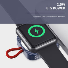 ROCK W26 Portable Magnetic Wireless Charger for Apple Watch Type-C interface, W26 Type-C Interface