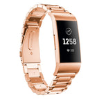 For Fitbit Charge 4 / 3 / Rose Gold
