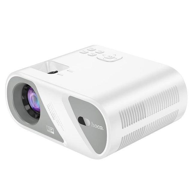hoco DT1 1280x720P 140ANSI WiFi Bluetooth Wireless Projector Same Screen Version, EU Plug, US Plug