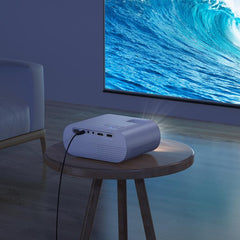 hoco DT1 1280x720P 140ANSI WiFi Bluetooth Wireless Projector Same Screen Version, EU Plug, US Plug