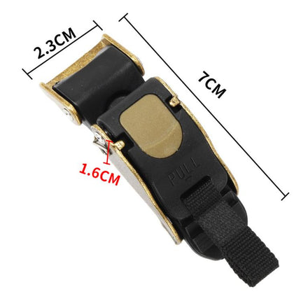 SOMAN QB11 Motorcycle Helmet Buckle Universal Quick Release Clip Copper Plated Buckle, QB121