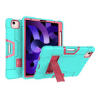 For iPad Air 2022 / 2020 10.9 / Mint Green + Rose Red