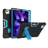 For iPad Air (2020) 10.9 Contrast Color Robot Shockproof Silicon + PC Protective Case with Holder & Pen Slot, For iPad Air 2022 / 2020 10.9