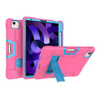 For iPad Air 2022 / 2020 10.9 / Rose Red + Blue