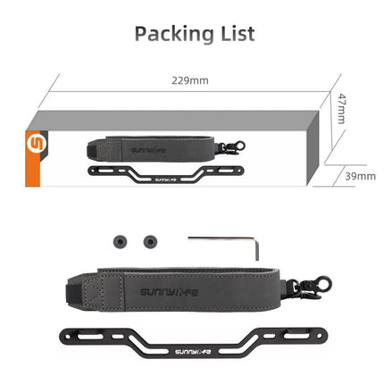 Sunnylife Controller Hanger Bracket with PU Leather Strap Shoulder Belt