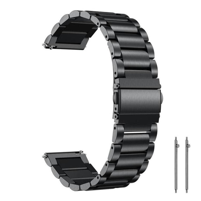 xDfind Three Beads Stainless Steel Watch Band, 14mm, 18mm, 20mm