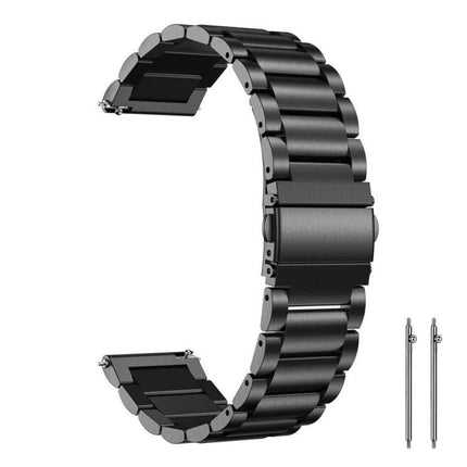 xDfind Three Beads Stainless Steel Watch Band, 22mm
