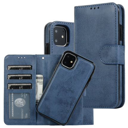KLT888-2 Retro 2 in 1 Detachable Magnetic Horizontal Flip TPU + PU Leather Case with Holder & Card Slots & Photo Frame & Wallet, For iPhone 11, For iPhone 11 Pro, For iPhone 11 Pro Max, For iPhone 6