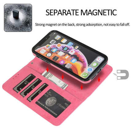 KLT888-2 Retro 2 in 1 Detachable Magnetic Horizontal Flip TPU + PU Leather Case with Holder & Card Slots & Photo Frame & Wallet, For iPhone XR, For iPhone XS Max, For iPhone 12 mini, For iPhone 12 / 12 Pro