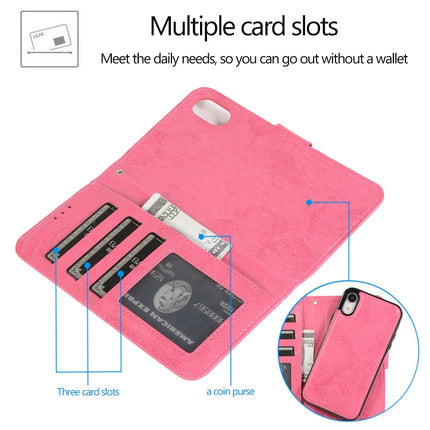 KLT888-2 Retro 2 in 1 Detachable Magnetic Horizontal Flip TPU + PU Leather Case with Holder & Card Slots & Photo Frame & Wallet, For iPhone XR, For iPhone XS Max, For iPhone 12 mini, For iPhone 12 / 12 Pro