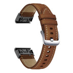 For Garmin Fenix 7 / 7X / 6X 26mm / Coffee