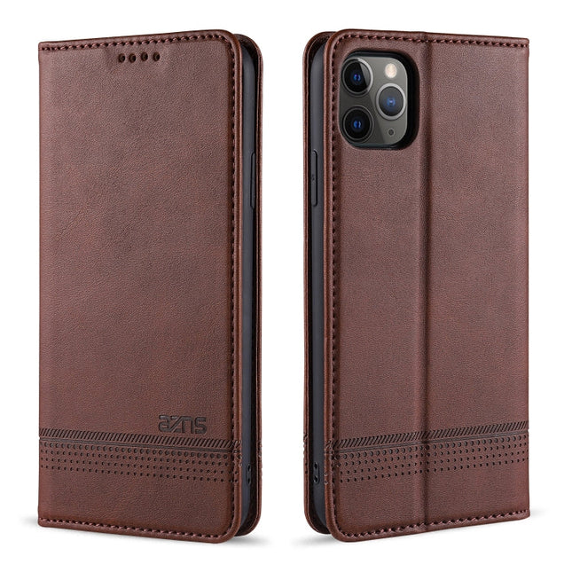 AZNS Magnetic Calf Texture Horizontal Flip Leather Case with Card Slots & Holder & Wallet, For iPhone 12 Pro Max, For iPhone 12 / 12 Pro, For iPhone 12 mini, For iPhone 11 Pro Max