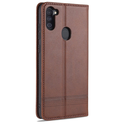 AZNS Magnetic Calf Texture Horizontal Flip Leather Case with Card Slots & Holder & Wallet, For Samsung Galaxy A11, For Samsung Galaxy A21s, For Samsung Galaxy A31, For Samsung Galaxy A41
