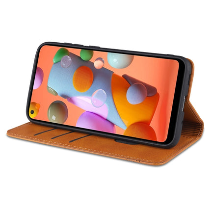 AZNS Magnetic Calf Texture Horizontal Flip Leather Case with Card Slots & Holder & Wallet, For Samsung Galaxy A11, For Samsung Galaxy A21s, For Samsung Galaxy A31, For Samsung Galaxy A41