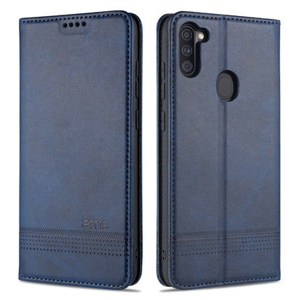 AZNS Magnetic Calf Texture Horizontal Flip Leather Case with Card Slots & Holder & Wallet, For Samsung Galaxy A11, For Samsung Galaxy A21s, For Samsung Galaxy A31, For Samsung Galaxy A41