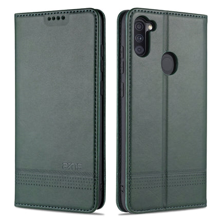 AZNS Magnetic Calf Texture Horizontal Flip Leather Case with Card Slots & Holder & Wallet, For Samsung Galaxy A11, For Samsung Galaxy A21s, For Samsung Galaxy A31, For Samsung Galaxy A41