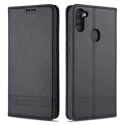 AZNS Magnetic Calf Texture Horizontal Flip Leather Case with Card Slots & Holder & Wallet, For Samsung Galaxy A11, For Samsung Galaxy A21s, For Samsung Galaxy A31, For Samsung Galaxy A41